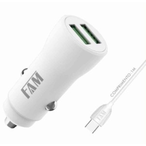 Carregador veicular, adaptador 12v, carregador, Tipo C, TPC