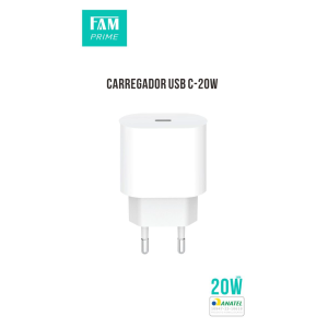 TOMADA USB SAIDA TIPO C 20W FCA-PD52 ANATEL