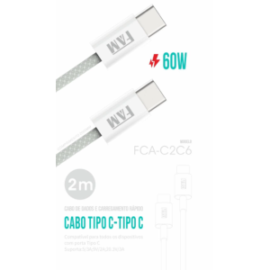 CABO TIPO C / TIPO C 1,2M FCA-C2C6