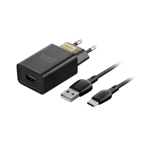 CARREGADOR COM CABO TIPO C 1 USB 2.1A FKT-150C
